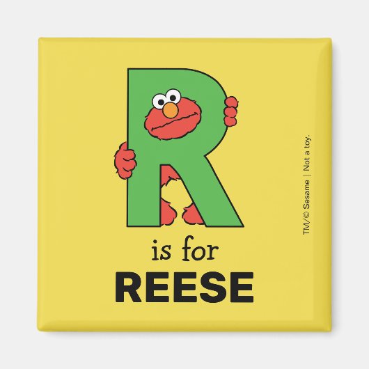 Elmo Alphabet | R Grün Magnet (Vorne)
