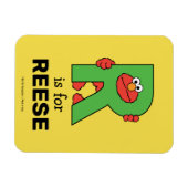 Elmo Alphabet | R Grün Magnet (Horizontal)