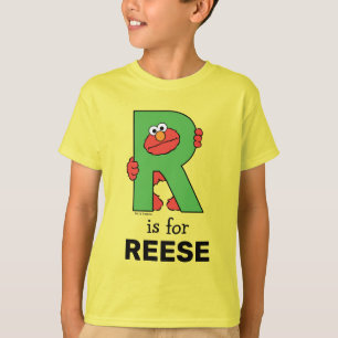 Elmo Alphabet R Grün T-Shirt