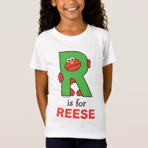 Elmo Alphabet R Grün T-Shirt