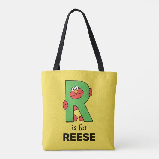 Elmo Alphabet | R Grün Tasche (Rückseite)