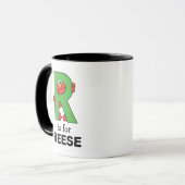 Elmo Alphabet | R Grün Tasse (Vorderseite Links)