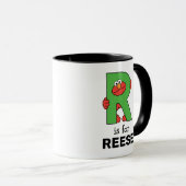 Elmo Alphabet | R Grün Tasse (VorderseiteRechts)
