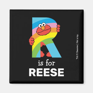Elmo Alphabet   R Regenbogen Magnet