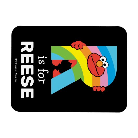 Elmo Alphabet | R Regenbogen Magnet (Horizontal)