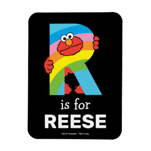Elmo Alphabet   R Regenbogen Magnet