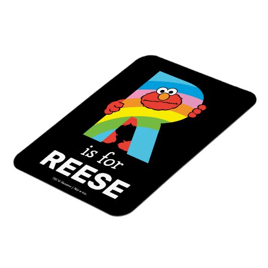 Elmo Alphabet | R Regenbogen Magnet (Linke Seite)
