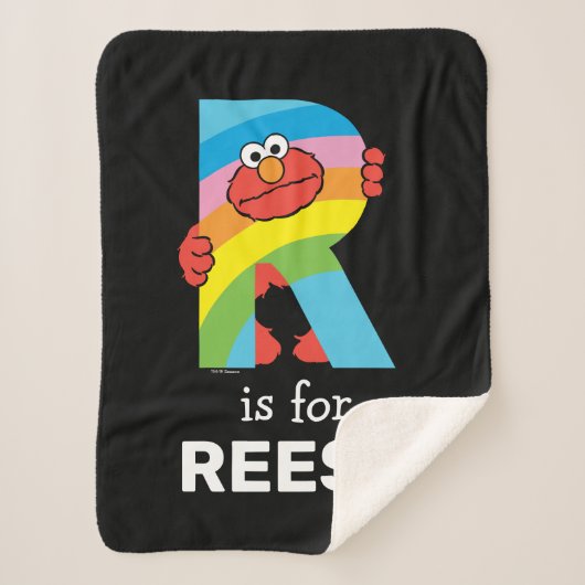 Elmo Alphabet | R Regenbogen Sherpadecke (Vorderseite)