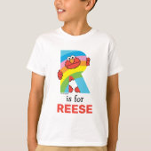 Elmo Alphabet | R Regenbogen T-Shirt (Vorderseite)