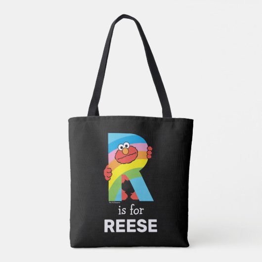 Elmo Alphabet | R Regenbogen Tasche (Rückseite)
