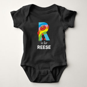 Elmo Alphabet Regenbogen Baby Strampler