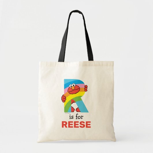 Elmo Alphabet | Regenbogen Tragetasche (Vorne)