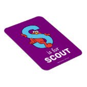 Elmo Alphabet | S Blue Magnet (Rechte Seite)