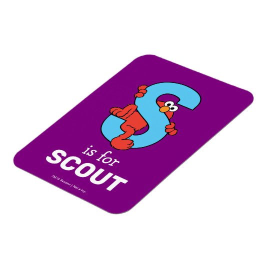 Elmo Alphabet | S Blue Magnet (Linke Seite)