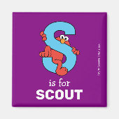 Elmo Alphabet | S Blue Magnet (Vorne)