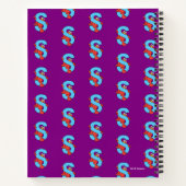 Elmo Alphabet | S Blue Notizblock (Rückseite)