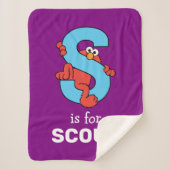 Elmo Alphabet | S Blue Sherpadecke (Vorderseite)