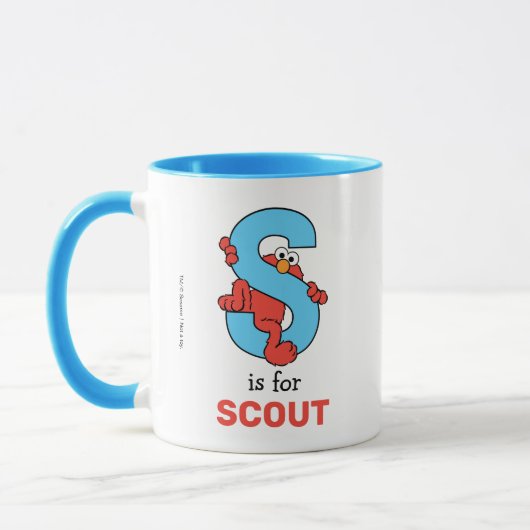 Elmo Alphabet | S Blue Tasse (Links)