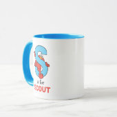 Elmo Alphabet | S Blue Tasse (Vorderseite Links)