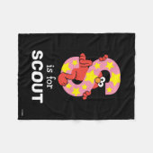 Elmo Alphabet | S Star Fleecedecke (Vorderseite (Horizontal))