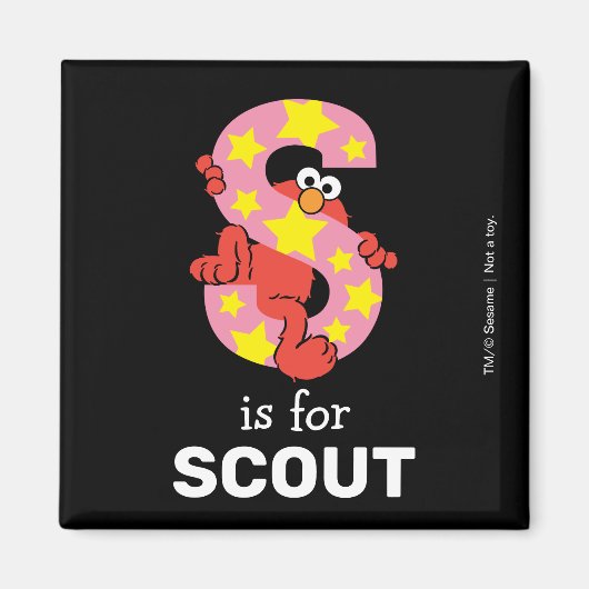 Elmo Alphabet | S Star Magnet (Vorne)