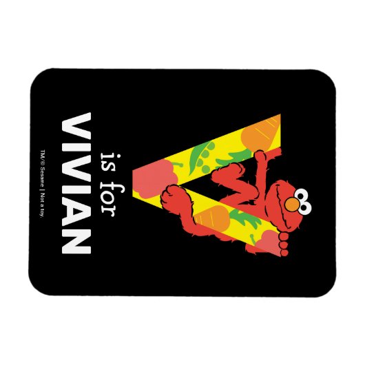 Elmo Alphabet | T Pink Magnet (Horizontal)