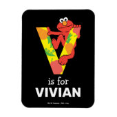 Elmo Alphabet | T Pink Magnet (Vertikal)