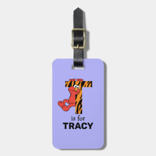 Elmo Alphabet T Tiger Gepäckanhänger