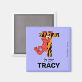 Elmo Alphabet | T Tiger Magnet (Vorderseite/Rückseite)
