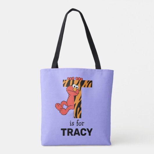Elmo Alphabet | T Tiger Tasche (Rückseite)