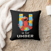 Elmo Alphabet | U Umbrella Kissen (Decke)