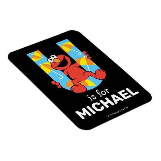 Elmo Alphabet | U Umbrella Magnet (Rechte Seite)