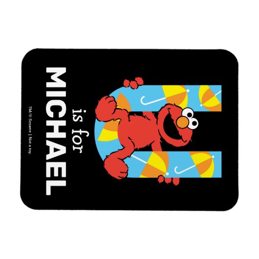 Elmo Alphabet | U Umbrella Magnet (Horizontal)