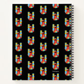 Elmo Alphabet | U Umbrella Notizblock (Rückseite)