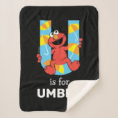 Elmo Alphabet | U Umbrella Sherpadecke (Vorderseite)