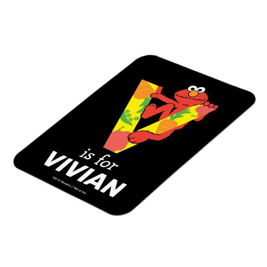 Elmo Alphabet | V Gemüse Magnet (Linke Seite)