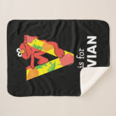 Elmo Alphabet | V Gemüse Sherpadecke (Vorderseite (Horizontal))