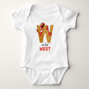 Elmo Alphabet W Holz Baby Strampler