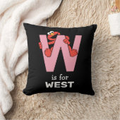 Elmo Alphabet | W Pink Kissen (Decke)