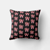 Elmo Alphabet | W Pink Kissen (Rückseite)