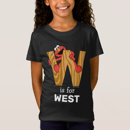 Elmo Alphabet | W Wood T-Shirt (Vorderseite)