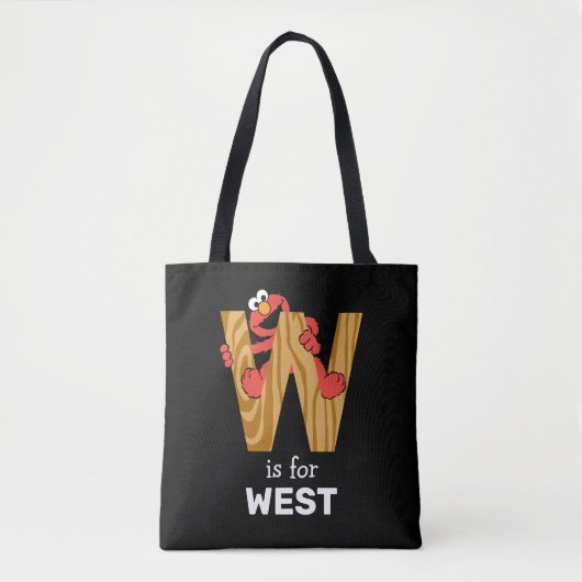 Elmo Alphabet | W Wood Tasche (Vorderseite)