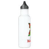 Elmo Alphabet | X grün Edelstahlflasche (Links)