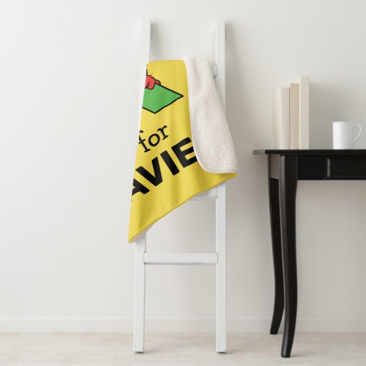 Elmo Alphabet | X grün Sherpadecke (Beispiel)