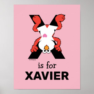 Elmo Alphabet X Röntgen Poster