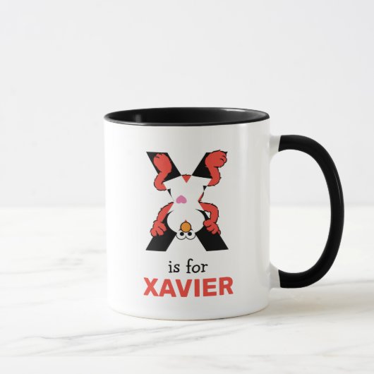 Elmo Alphabet | X Röntgenstrahl Tasse (Rechts)