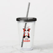 Elmo Alphabet | X Xray Acryltrinkbecher (Rückseite)