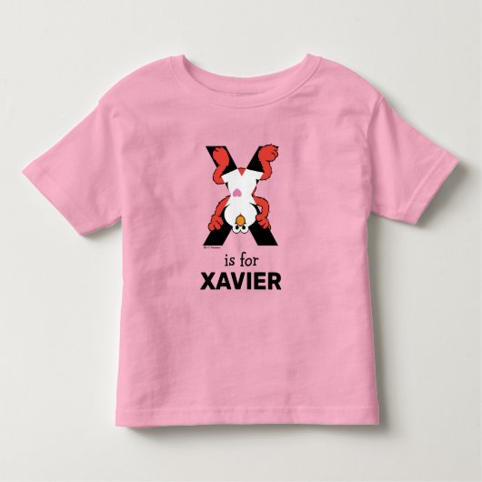 Elmo Alphabet | X Xray Kleinkind T-shirt (Vorderseite)