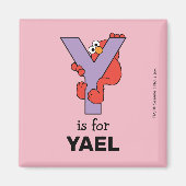 Elmo Alphabet | Y LILA Magnet (Vorne)
