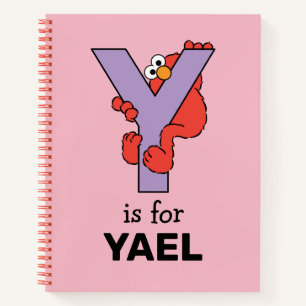 Elmo Alphabet Y Lila Notizblock
